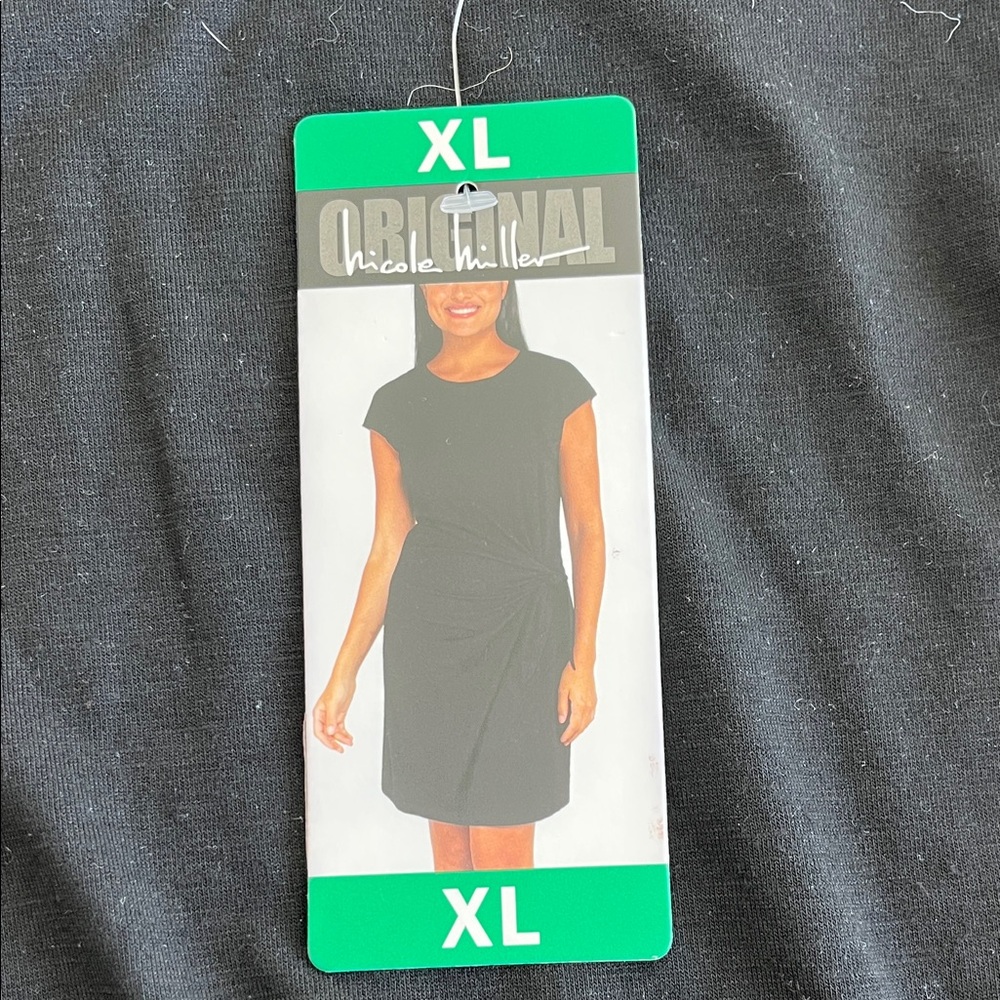 Nicole Miller Black Mini Dress - Women's XL